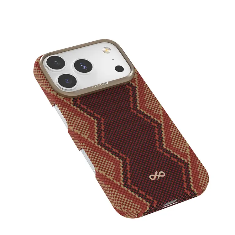 iPhone 17 Pro MagSafe Uyumlu Aramid Fiber Kılıf - Raptic Aramid Skin Bionic