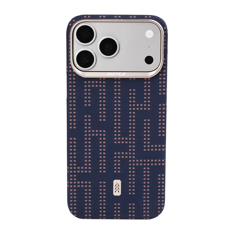 iPhone 17 Pro MagSafe Uyumlu Aramid Dokulu Kılıf - Raptic Aramid Skin