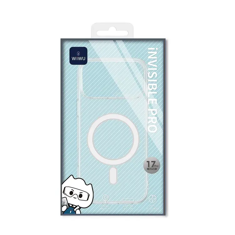 iPhone 17 Pro MagSafe Uyumlu Sert PC Kılıf - Wiwu Invisible Pro