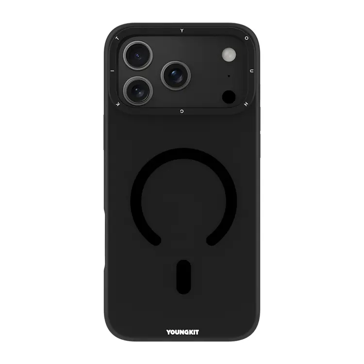 Apple iPhone 17 Pro Kılıf M-safe Şarj Özellikli Youngkit Hidden Sand Serisi Kapak