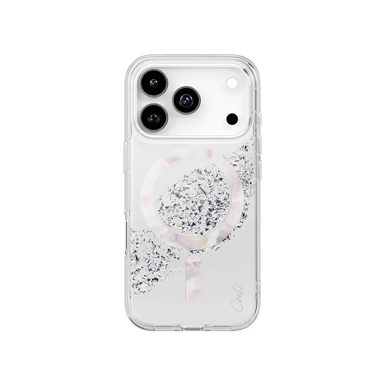 iPhone 17 Pro MagSafe Uyumlu Şeffaf Kılıf - Coehl Crystelle