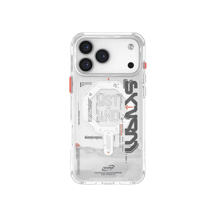 iPhone 17 Pro MagSafe Uyumlu Yazı Desenli Kılıf - Skinarma Sonix