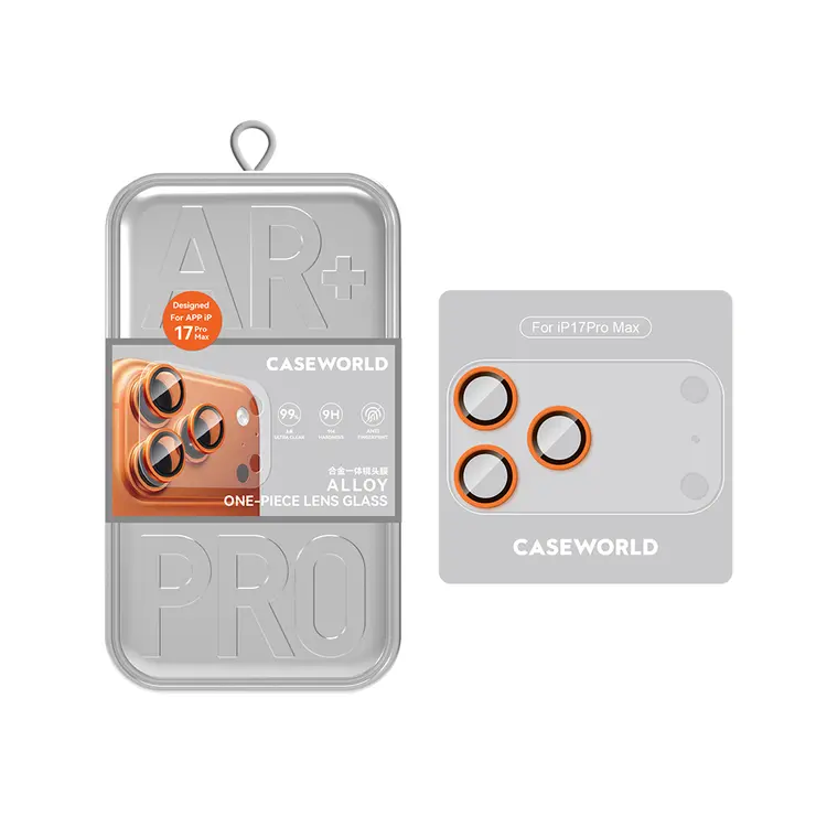 iPhone 17 Pro Max Kamera Lens Koruyucu - CaseWorld Alloy One-Piece