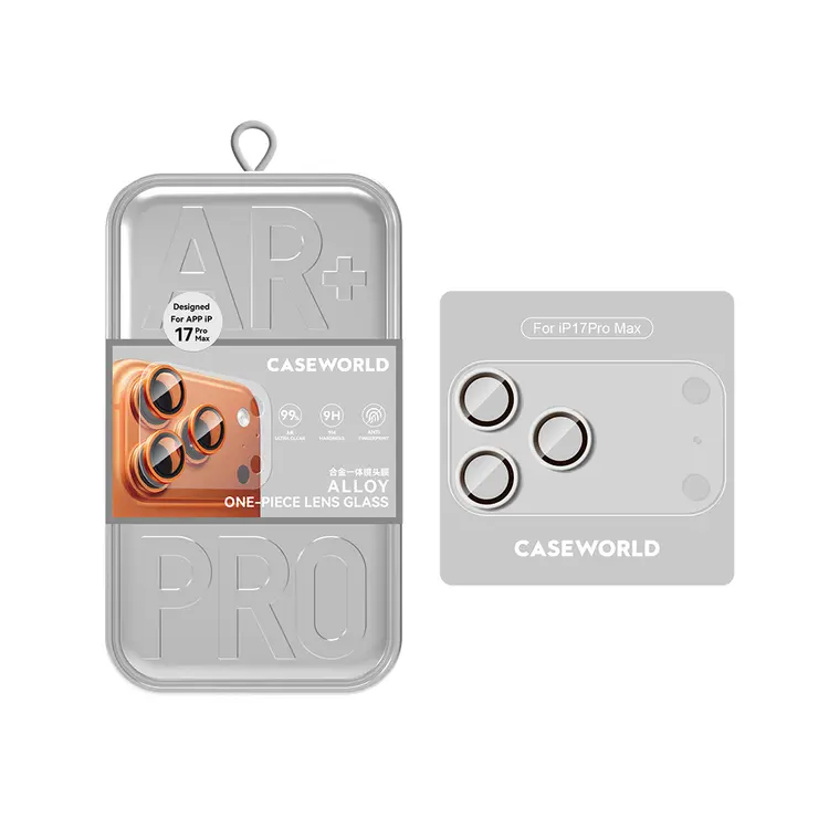 iPhone 17 Pro Max Kamera Lens Koruyucu - CaseWorld Alloy One-Piece