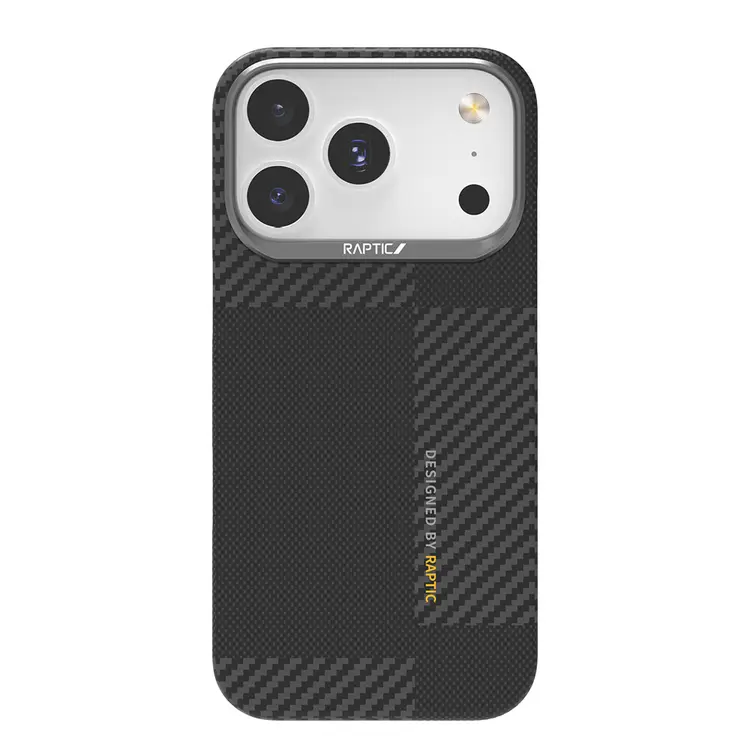iPhone 17 Pro Max MagSafe Uyumlu Aramid Fiber Kılıf - Raptic Geotik