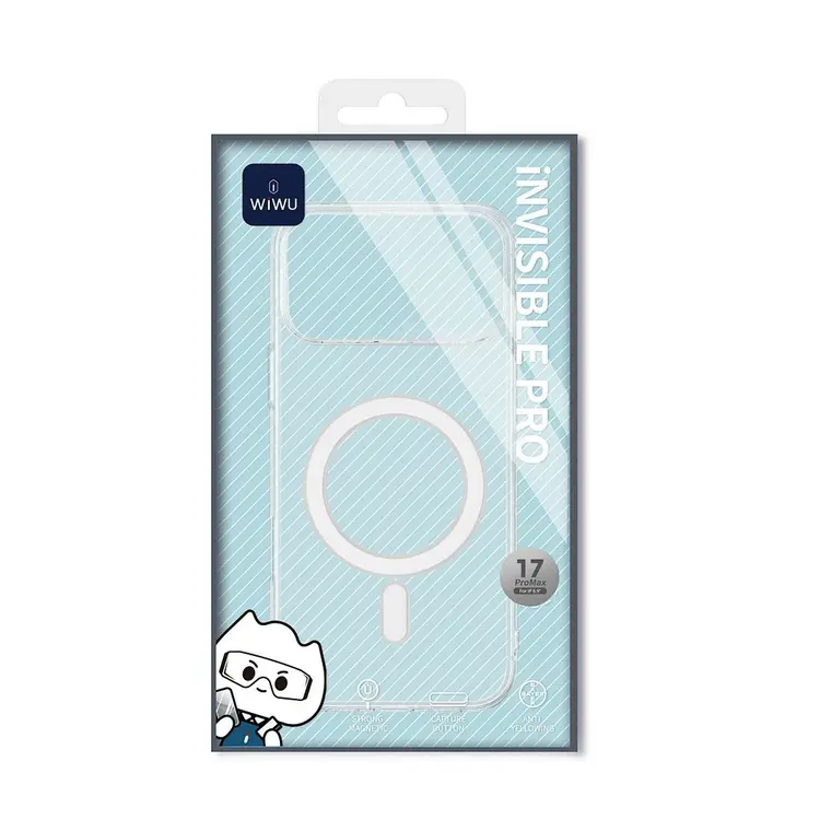 iPhone 17 Pro Max MagSafe Uyumlu Sert PC Kılıf - Wiwu Invisible Pro