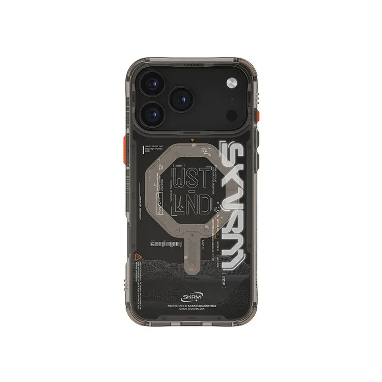 iPhone 17 Pro Max MagSafe Uyumlu Yazı Desenli Kılıf - Skinarma Sonix