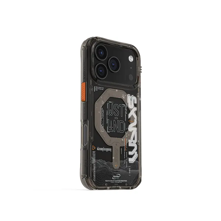 iPhone 17 Pro Max MagSafe Uyumlu Yazı Desenli Kılıf - Skinarma Sonix