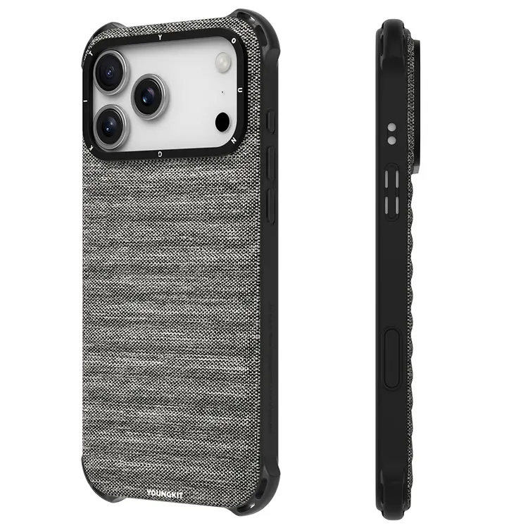 iPhone 17 Pro Max MagSafe Uyumlu Kumaş Kılıf - Youngkit Canvas
