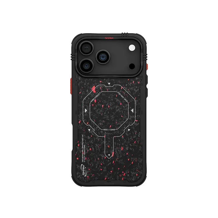 Apple iPhone 17 Pro Max Kılıf M-safe Şarj Özellikli Airbag Tasarımlı Skinarma Vektor Kapak