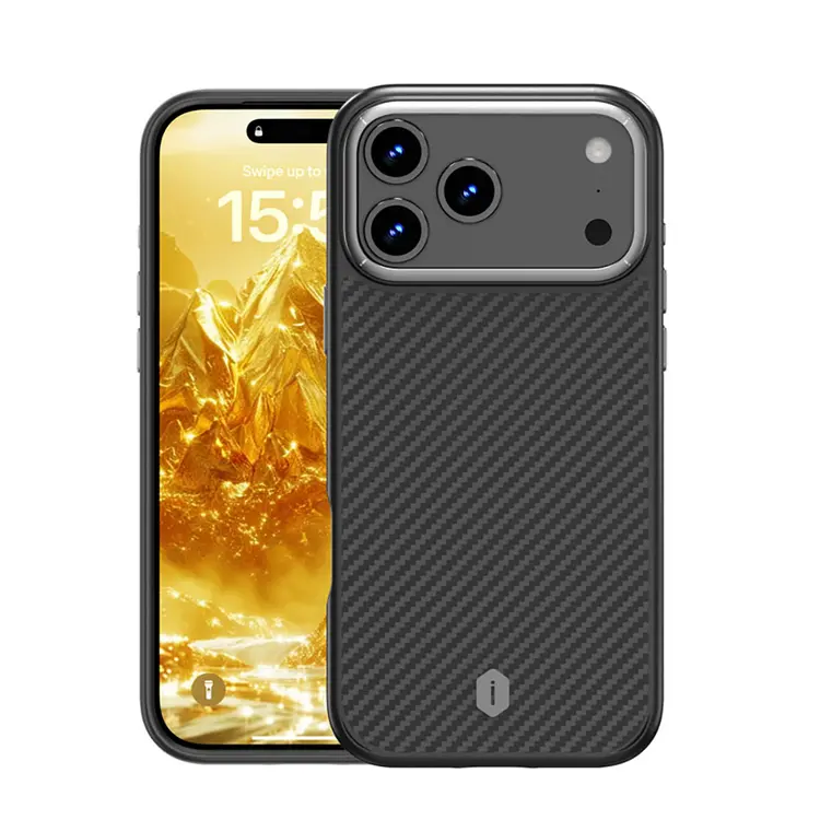 iPhone 17 Pro Max MagSafe Uyumlu Aramid Fiber Kılıf - Wiwu Defense Ultra DCC-205