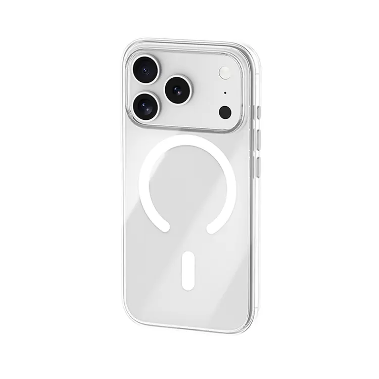 Apple iPhone 17 Pro Max Kılıf M-safe Şarj Özellikli Benks Crystal Serisi Şeffaf Kapak