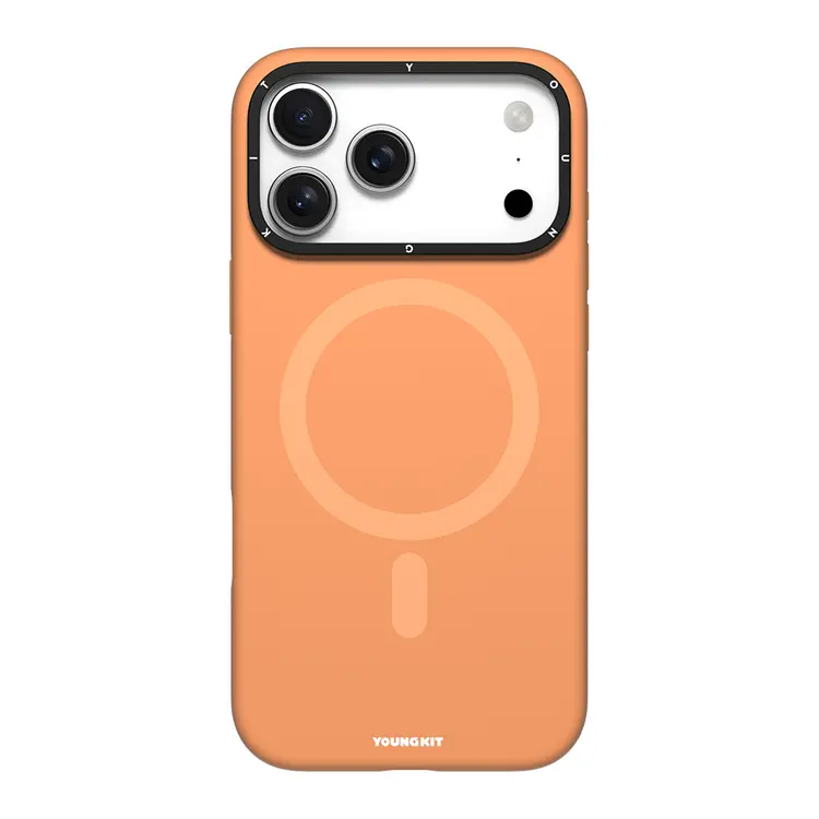 iPhone 17 Pro Max MagSafe Uyumlu Kamera Standlı Kılıf - Youngkit Gel Cream