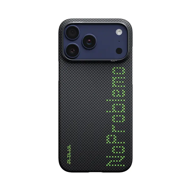 iPhone 17 Pro Max MagSafe Uyumlu Aramid Fiber Kılıf - Pitaka Tactile Woven Aries