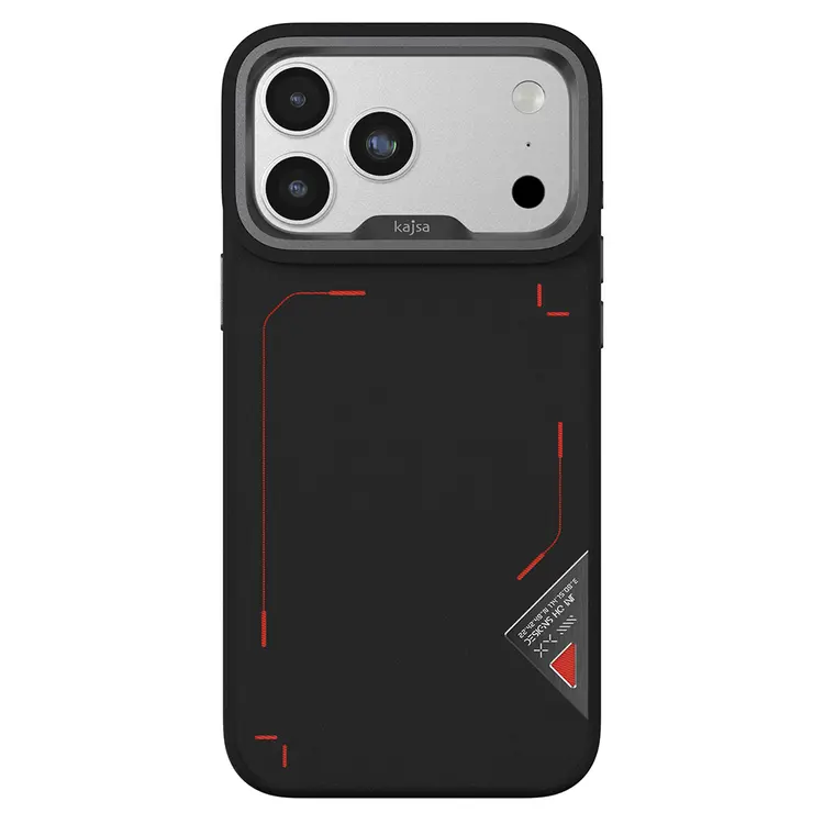 Apple iPhone 17 Pro Max Kılıf M-safe Şarj Özellikli O-Ring Metal Kamera Çerçeveli Kajsa Matrix Collection Kapak