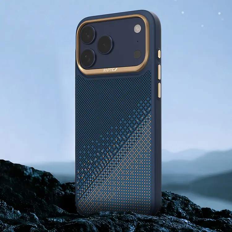 iPhone 17 Pro Max MagSafe Uyumlu Aramid Fiber Kılıf - Raptic Dual Serenity
