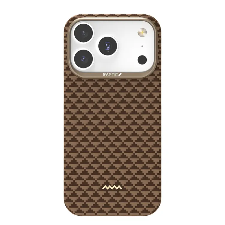 iPhone 17 Pro Max MagSafe Uyumlu Aramid Fiber Kılıf - Raptic Aramid Skin Origin