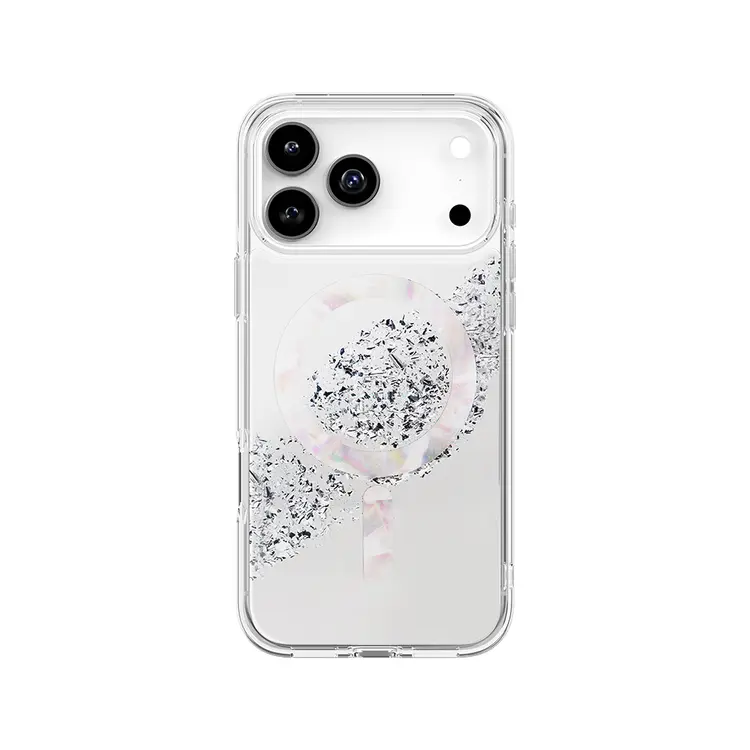 iPhone 17 Pro Max MagSafe Uyumlu Şeffaf Kılıf - Coehl Crystelle