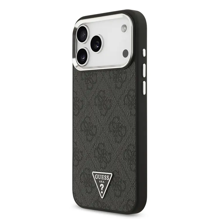iPhone 17 Pro Max MagSafe Uyumlu Kılıf - Guess 4G Üçgen Logo