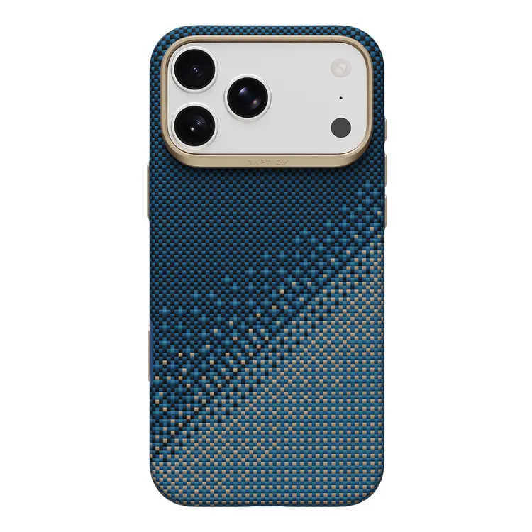 Apple iPhone 18 Pro Kılıf M-safe Şarj Özellikli Raptic Aramid Dual Ultra Serenity Serisi Karbon Kapak