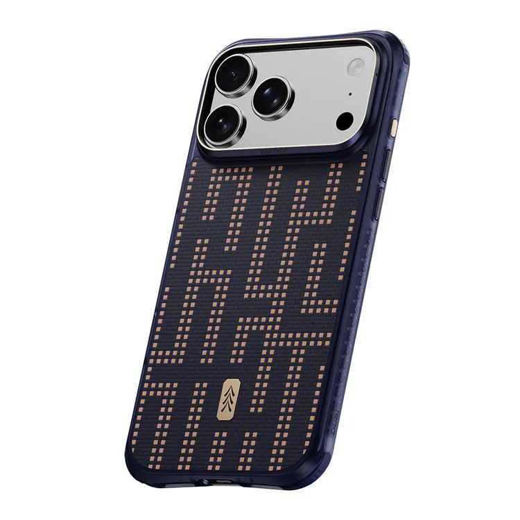iPhone 18 Pro MagSafe Uyumlu Aramid Kılıf - Raptic Dual Grid