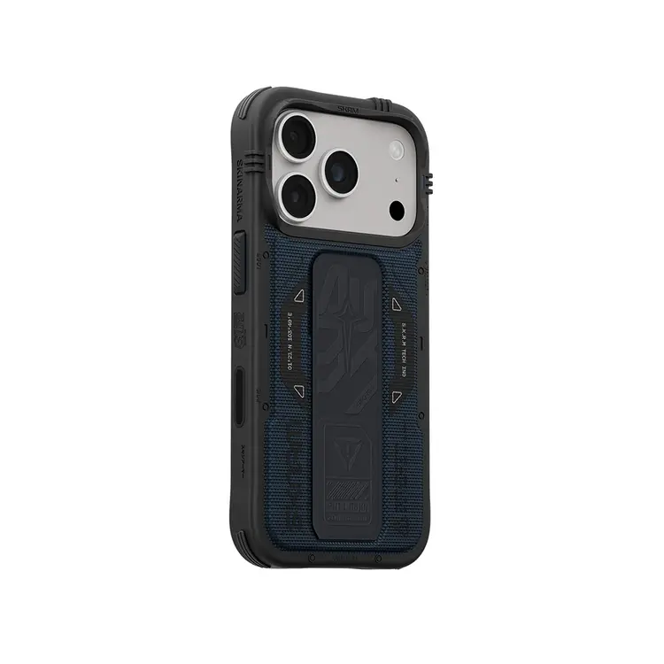 Apple iPhone 18 Pro Kılıf SkinArma M-safe Şarj Özellikli Airbag Tasarımlı Standlı Phantom Kapak