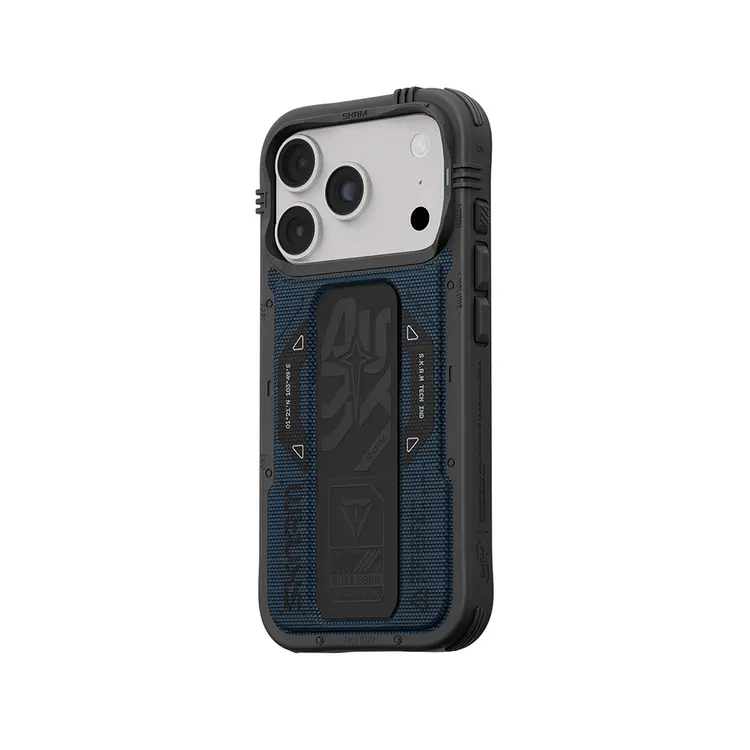 Apple iPhone 18 Pro Kılıf SkinArma M-safe Şarj Özellikli Airbag Tasarımlı Standlı Phantom Kapak
