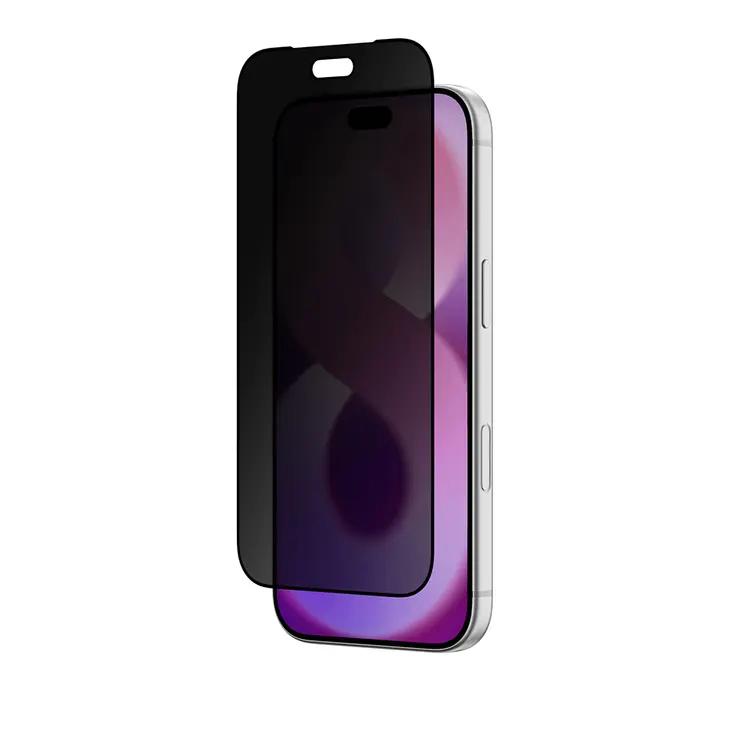 iPhone 18 Pro Max Gizlilik Filtreli Temperli Cam Ekran Koruyucu - Amazingthing Radix Privacy
