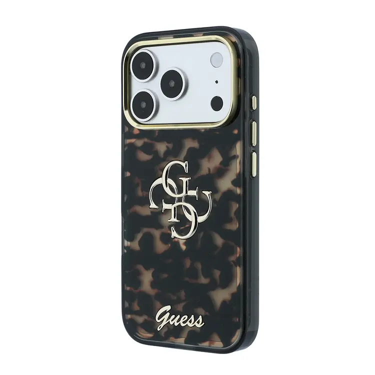 iPhone 18 Pro Max Silikon Kılıf, Guess Logolu - Guess 4G Metal Logo