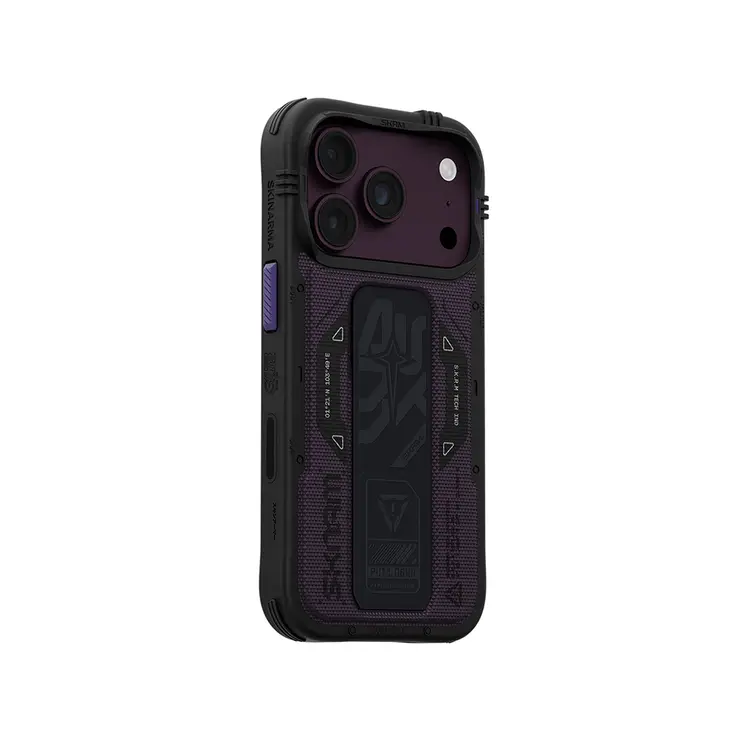Apple iPhone 18 Pro Max Kılıf SkinArma M-safe Şarj Özellikli Airbag Tasarımlı Standlı Phantom Kapak