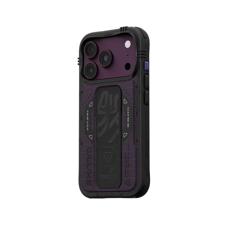 Apple iPhone 18 Pro Max Kılıf SkinArma M-safe Şarj Özellikli Airbag Tasarımlı Standlı Phantom Kapak