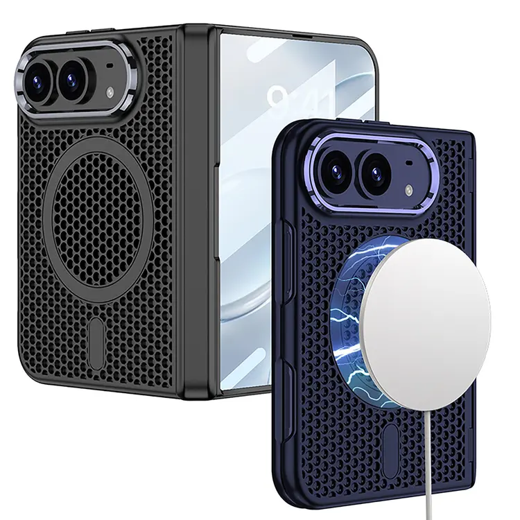 Apple iPhone Duo Kılıf M-safe Şarj Özellikli Zore Kıpta KPT-15 Sert PC Kapak