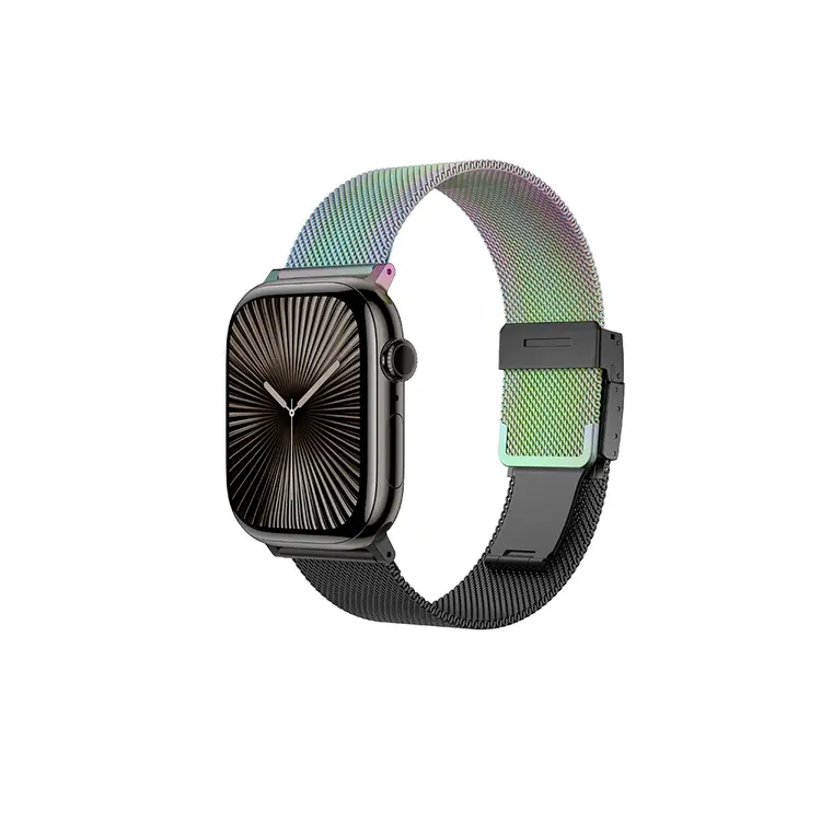 Apple Watch 46 mm Metal Hasır Kordon - Amazingthing Omni StyleFlip
