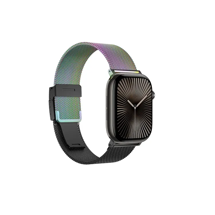 Apple Watch 46 mm Metal Hasır Kordon - Amazingthing Omni StyleFlip