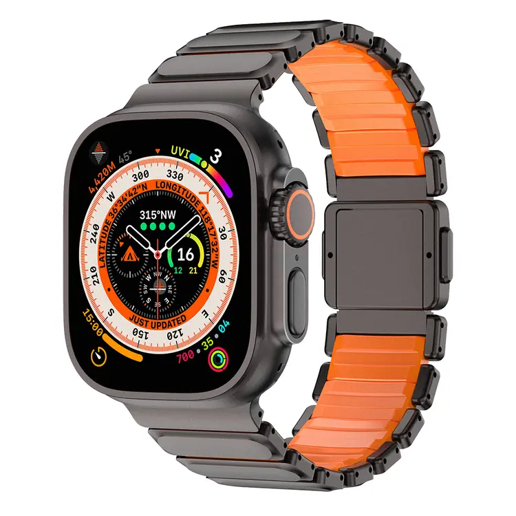 Apple Watch 10 46mm Mohseven iWatch Titancore No.2 Çelik Kordon
