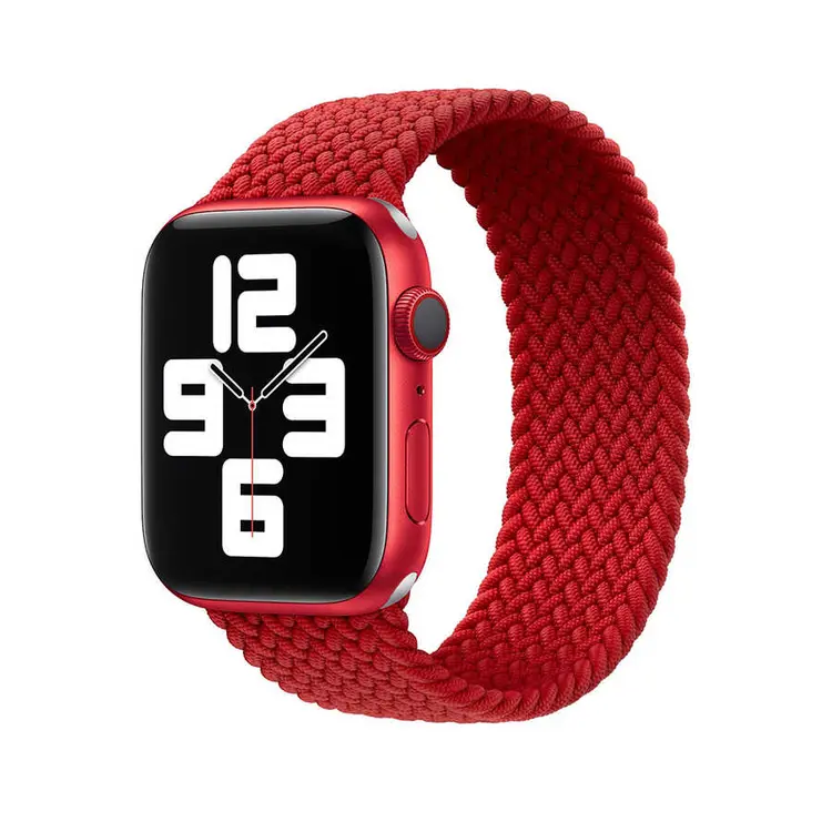 Apple Watch 38 mm Örgü Solo Loop Kordon - Wiwu Braided Medium