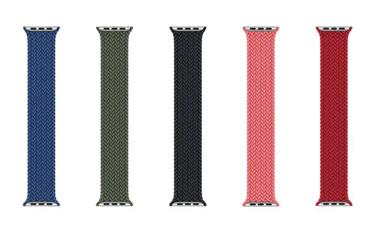 Apple Watch 38 mm Örgü Solo Loop Kordon - Wiwu Braided Small