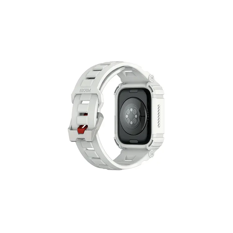 Apple Watch 44 mm TPU Kasa Koruyucu ve Silikon Kordon - Skinarma Mecha
