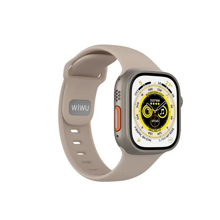 Apple Watch 44 mm Silikon Kordon - Wiwu Comf Secur Serisi