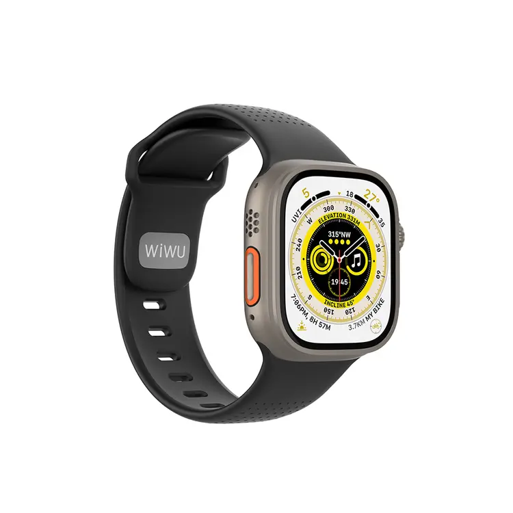 Apple Watch 44 mm Silikon Kordon - Wiwu Comf Secur Serisi