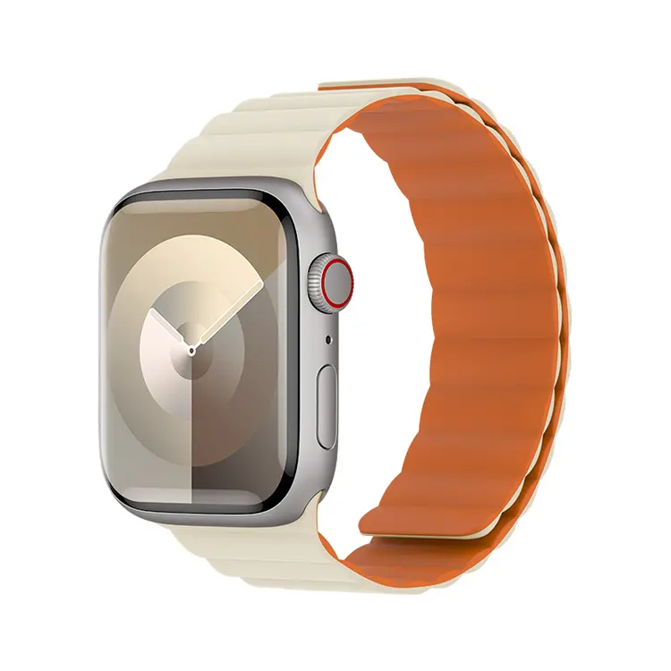 Apple Watch 40 mm Manyetik Silikon Kayış - Benks