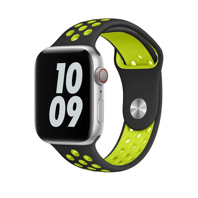 Apple Watch 40 mm Silikon Spor Kordon - Wiwu Dual Color Sport Band