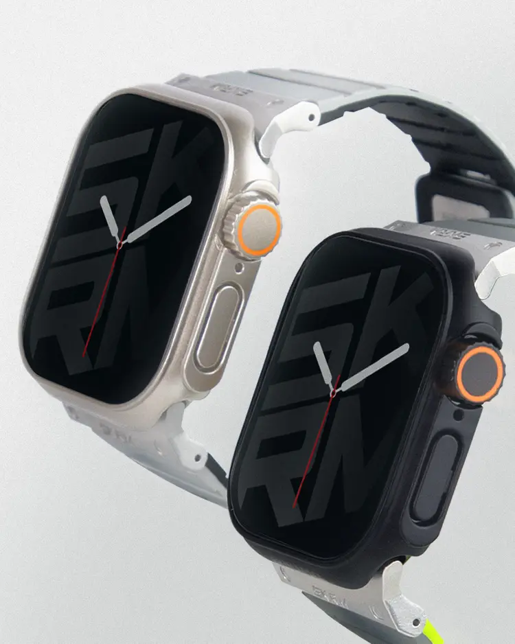 Apple Watch 42 mm Dijital Taç Korumalı Kasa ve Ekran Koruyucu - Skinarma Gado Pro