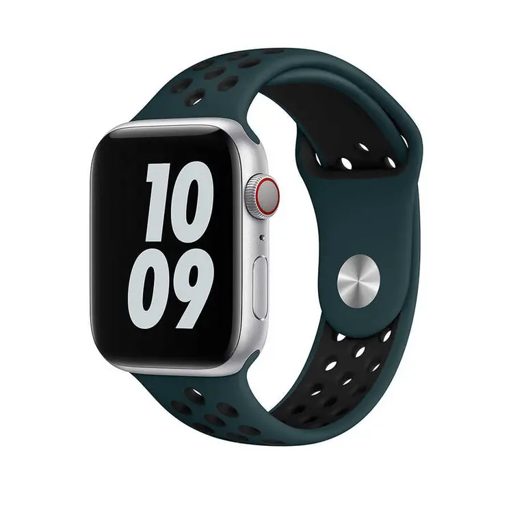 Apple Watch 42 mm Silikon Kordon - Wiwu Dual Color Sport Band