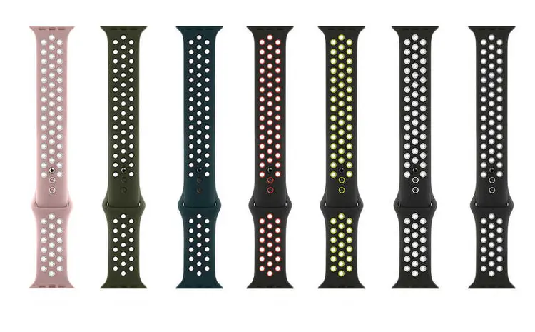 Apple Watch 42 mm Silikon Kordon - Wiwu Dual Color Sport Band