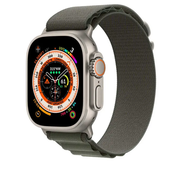 Apple Watch 41 mm Hasır Örgü Saat Kordonu - Wiwu WU-01