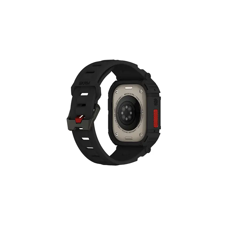 Apple Watch Ultra 49 mm TPU Kasa Koruyucu ve Silikon Kordon - Skinarma Mecha
