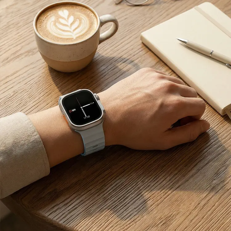 Apple Watch Ultra 49mm Wiwu Mag Secur Serisi Silikon Kordon
