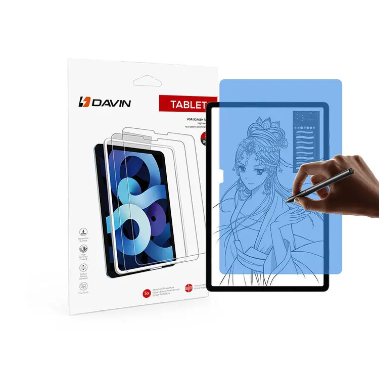 Galaxy Tab A9 Plus Kağıt Hisli Mat Ekran Koruyucu - Davin Paper-Like