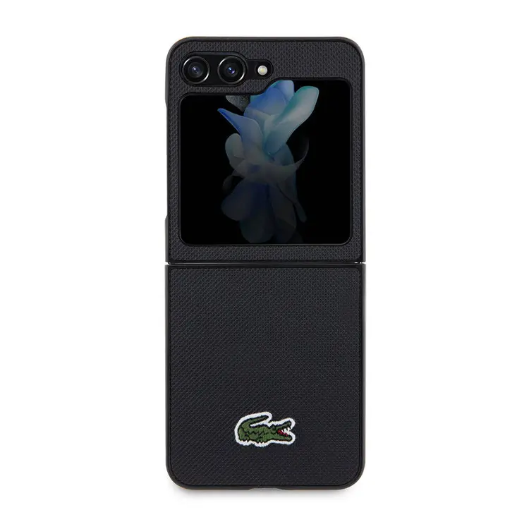 Galaxy Z Flip 5 PU Pike Desenli Lisanslı Kılıf - Lacoste